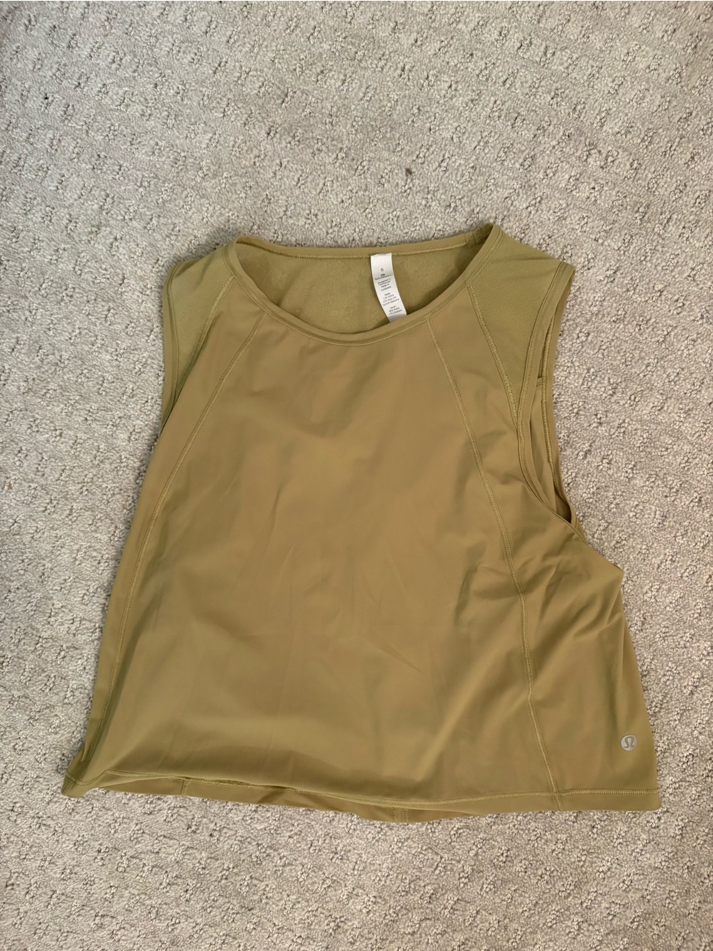 lululemon athletica Olive Green Tank Top